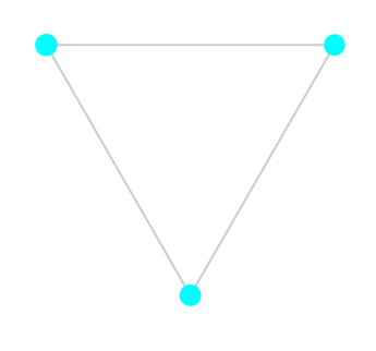 Circle contained inside a triangle