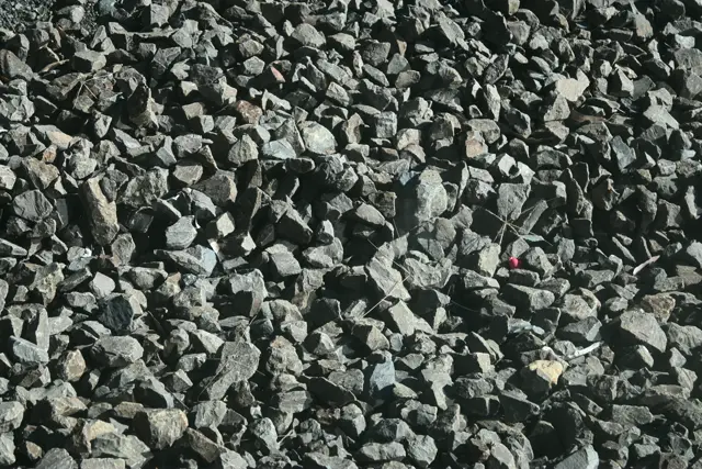 Pebbles and rocks uniformly covering the whole frame.